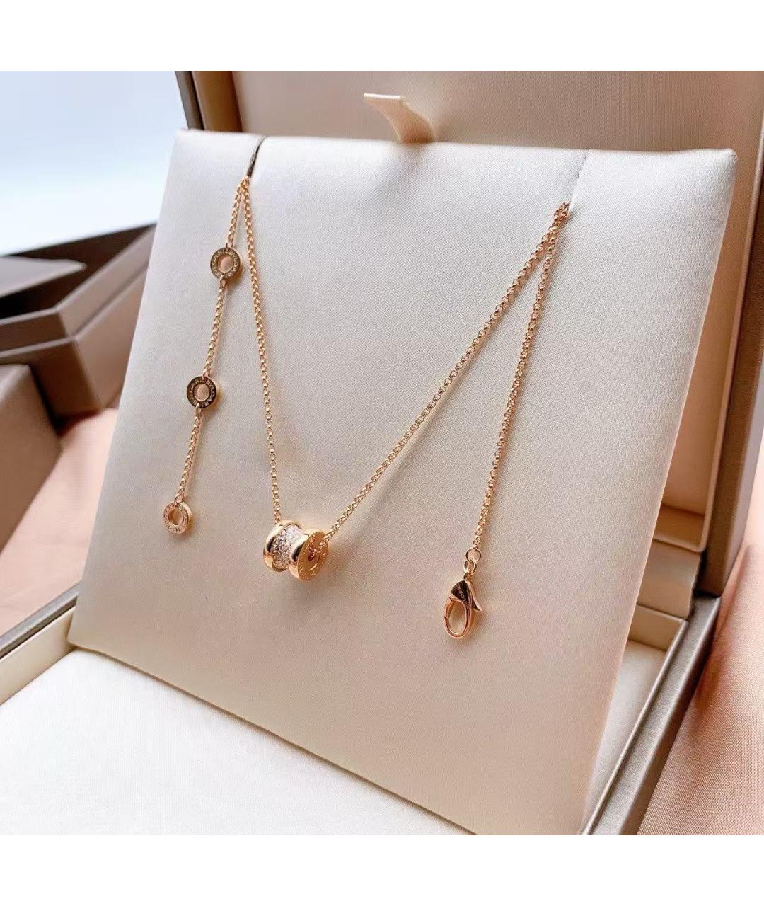 BVLGARI Золотая подвеска из розового золота, фото 3