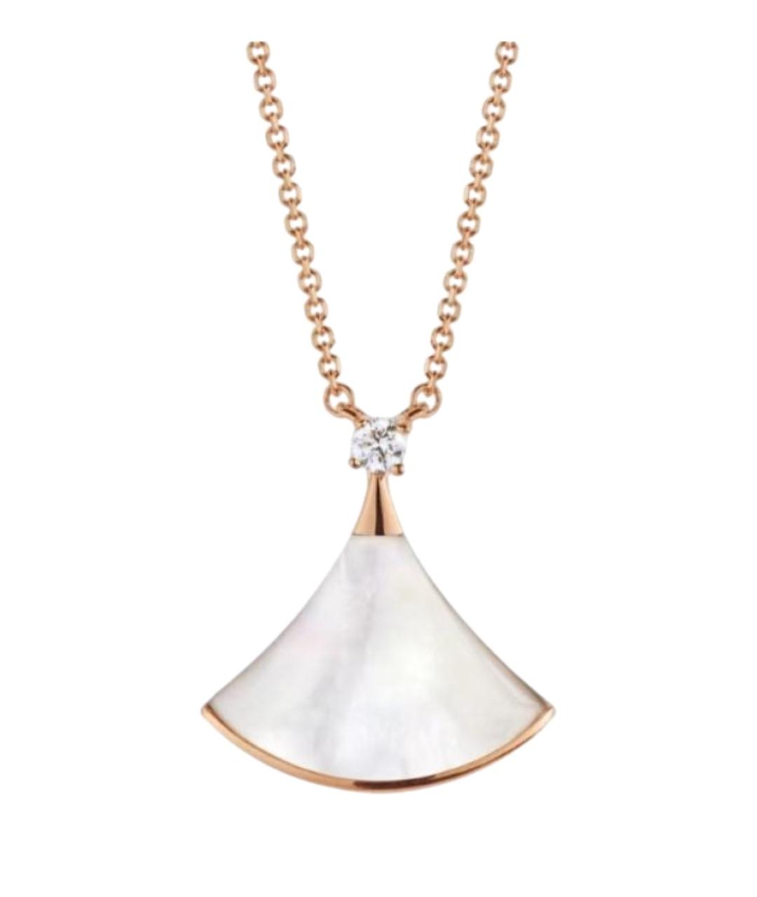 BVLGARI Золотая подвеска из розового золота, фото 1