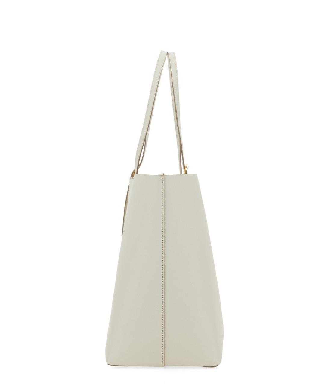 MCM Белая кожаная сумка тоут, фото 2