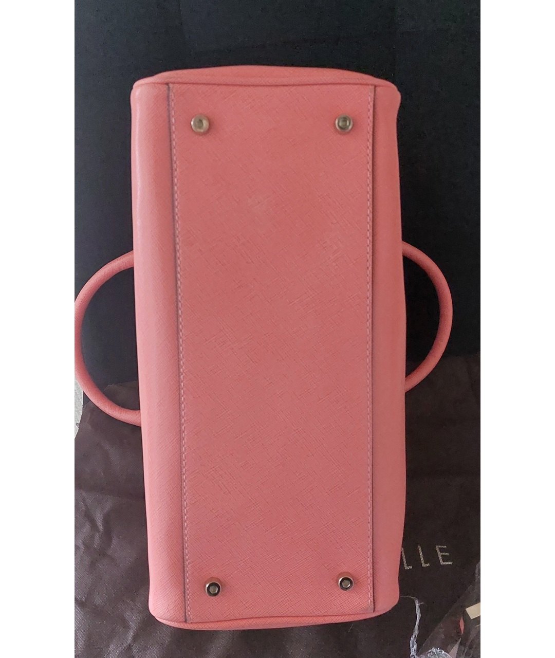 COCCINELLE Розовая кожаная сумка тоут, фото 8