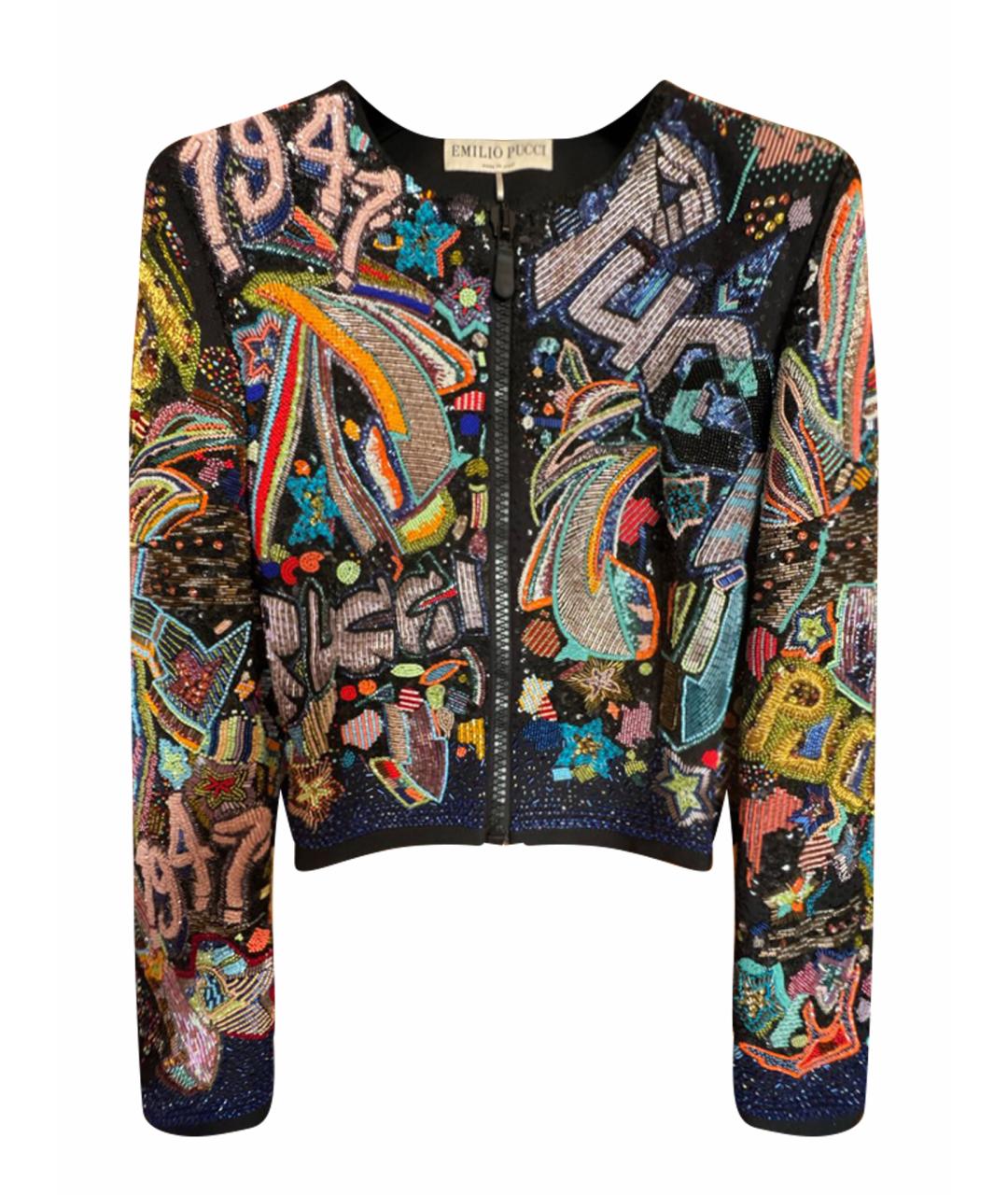 EMILIO PUCCI Мульти льняная куртка, фото 1