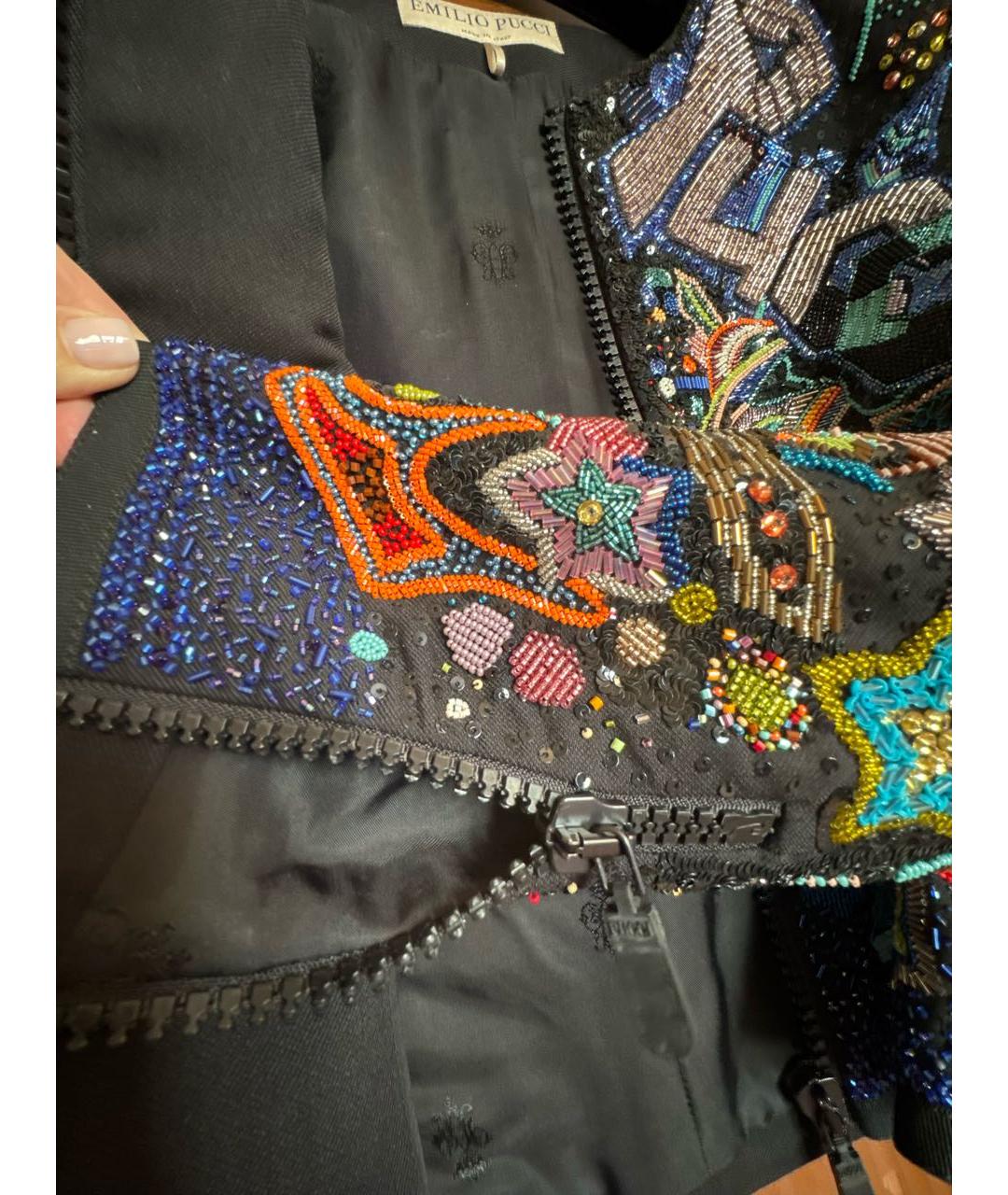 EMILIO PUCCI Мульти льняная куртка, фото 4