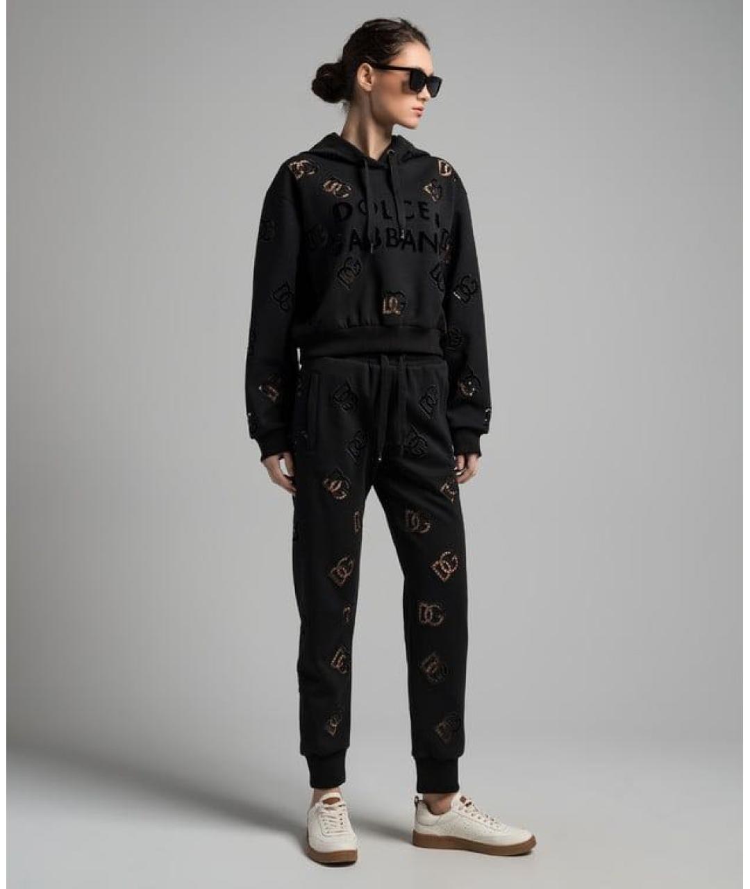 DOLCE&GABBANA Черный спортивные костюмы, фото 5