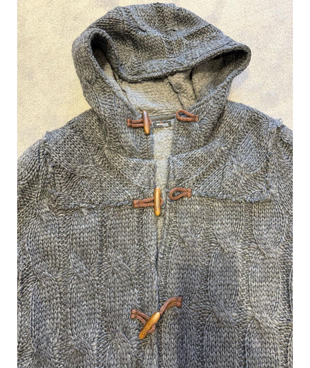 KITON Серая шерстяная куртка, фото 3