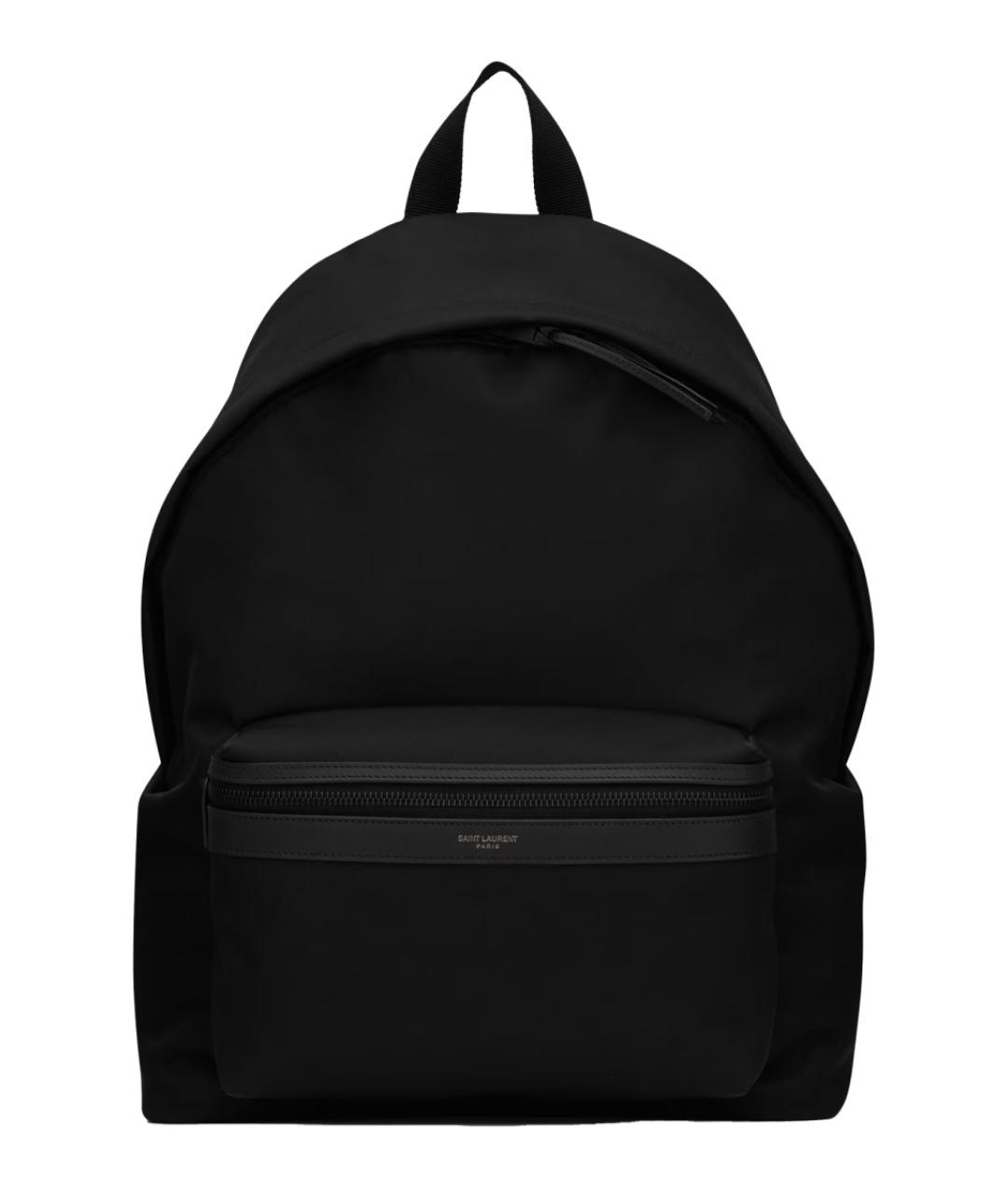 SAINT LAURENT Черный синтетический рюкзак, фото 1