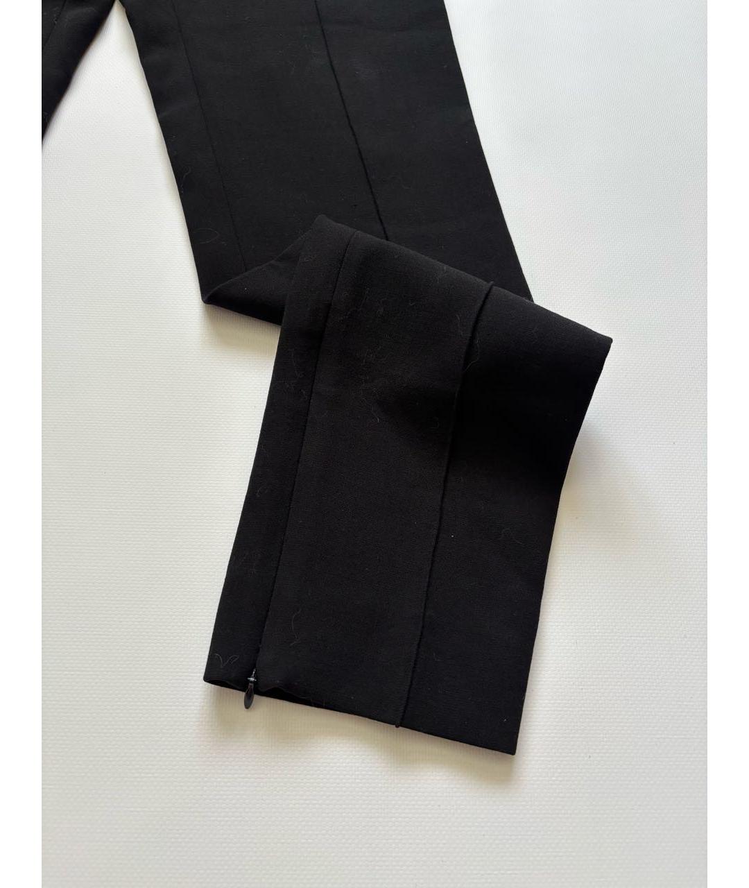 TOM FORD Черные шерстяные прямые брюки, фото 6