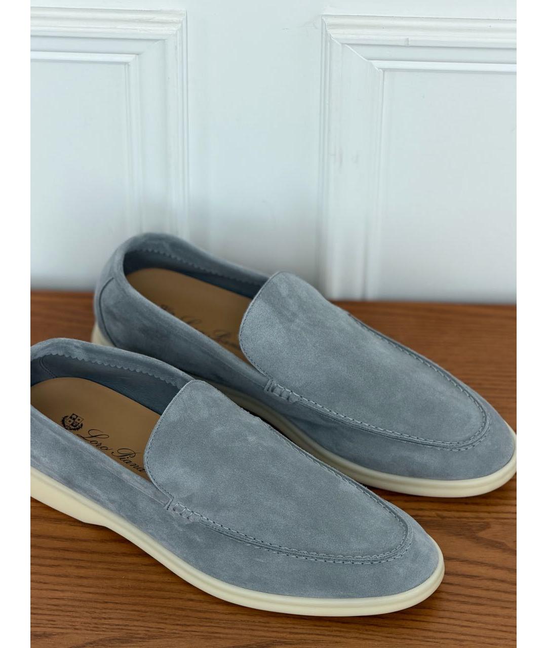 LORO PIANA Замшевые лоферы, фото 5