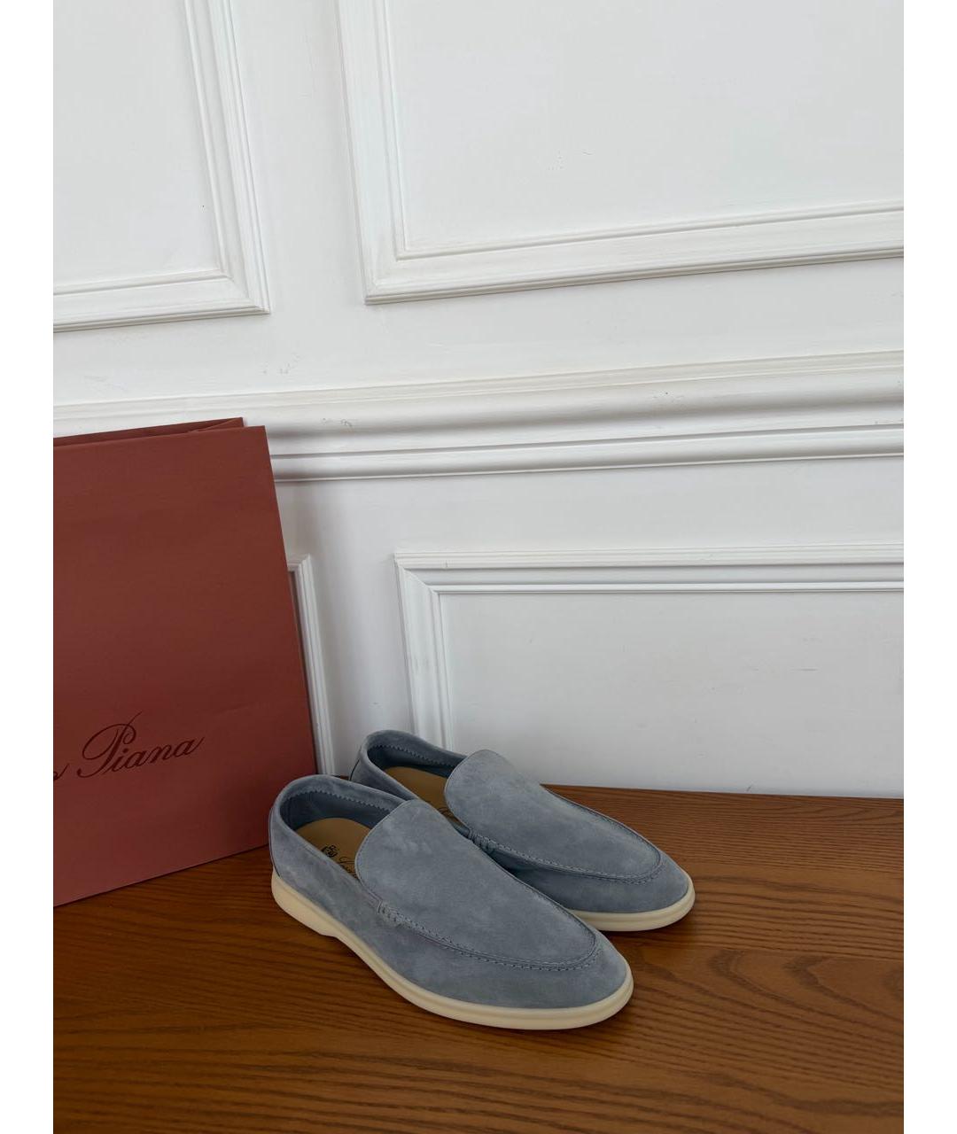 LORO PIANA Замшевые лоферы, фото 2