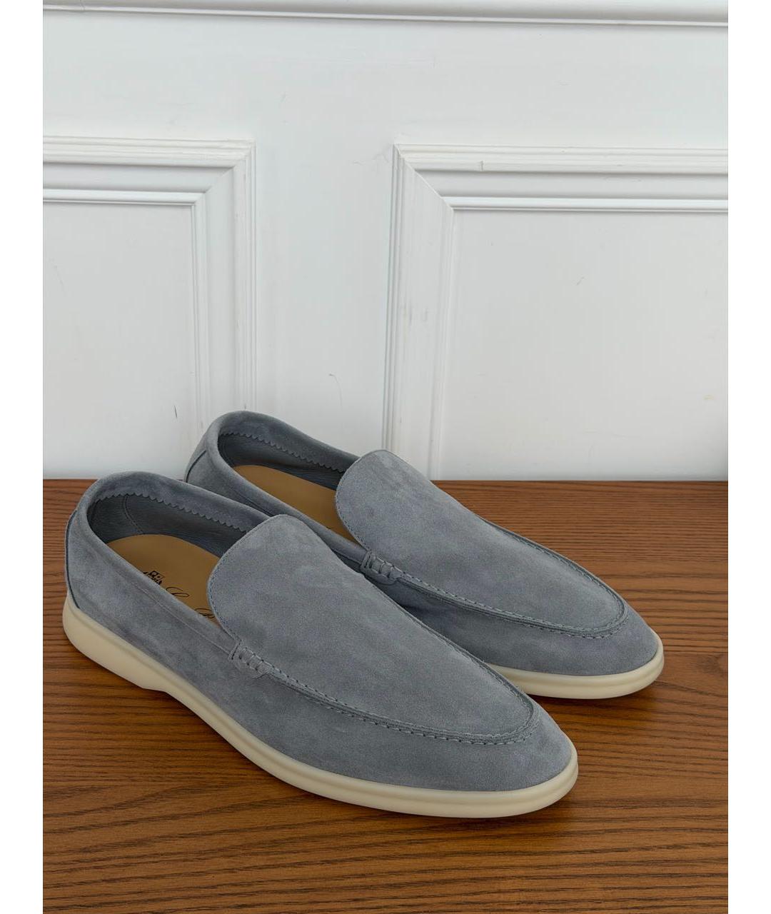 LORO PIANA Замшевые лоферы, фото 6