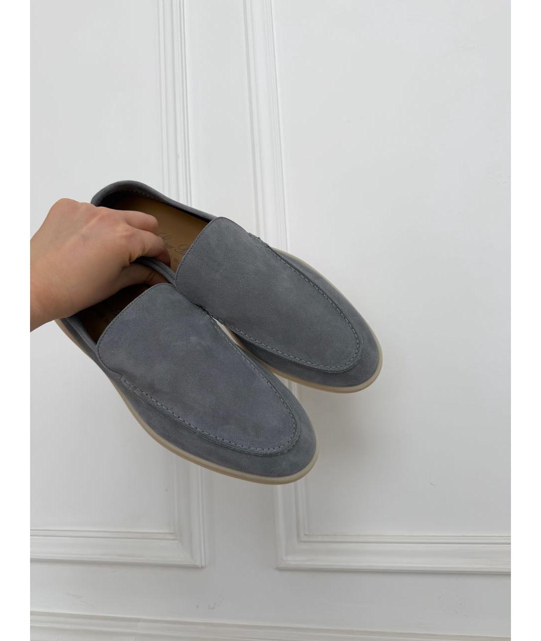 LORO PIANA Замшевые лоферы, фото 3