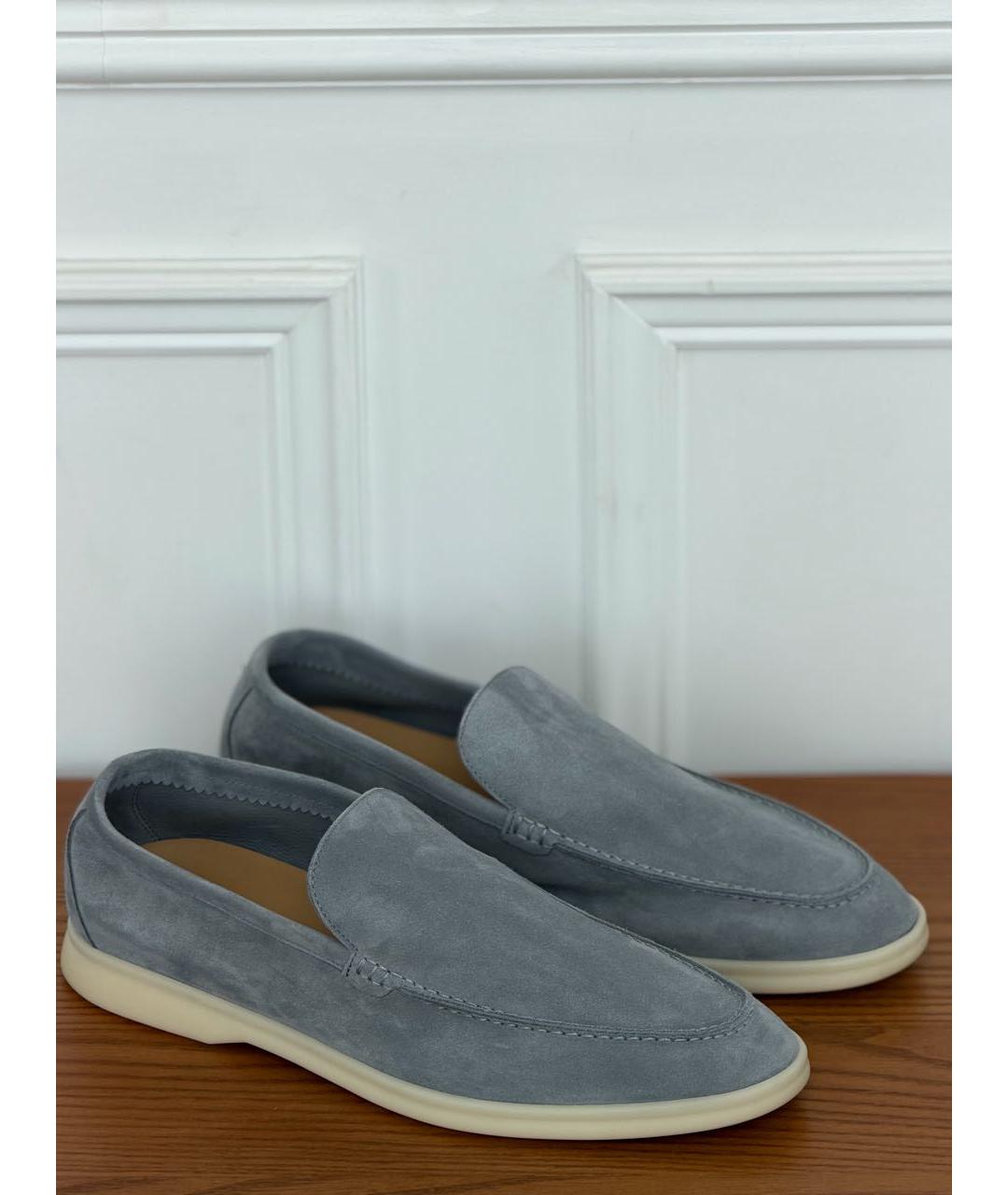 LORO PIANA Замшевые лоферы, фото 4
