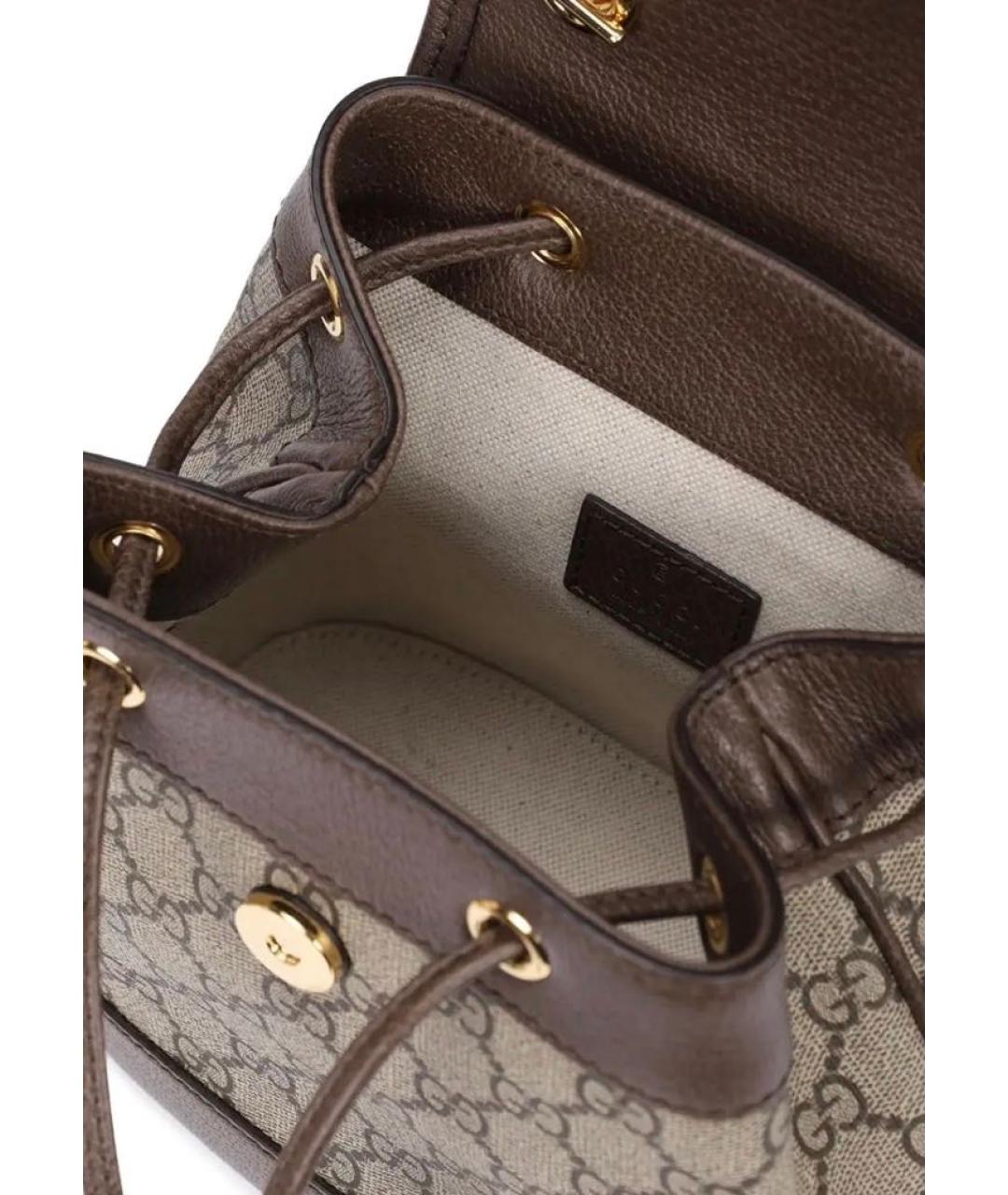 GUCCI Бежевый рюкзак, фото 4