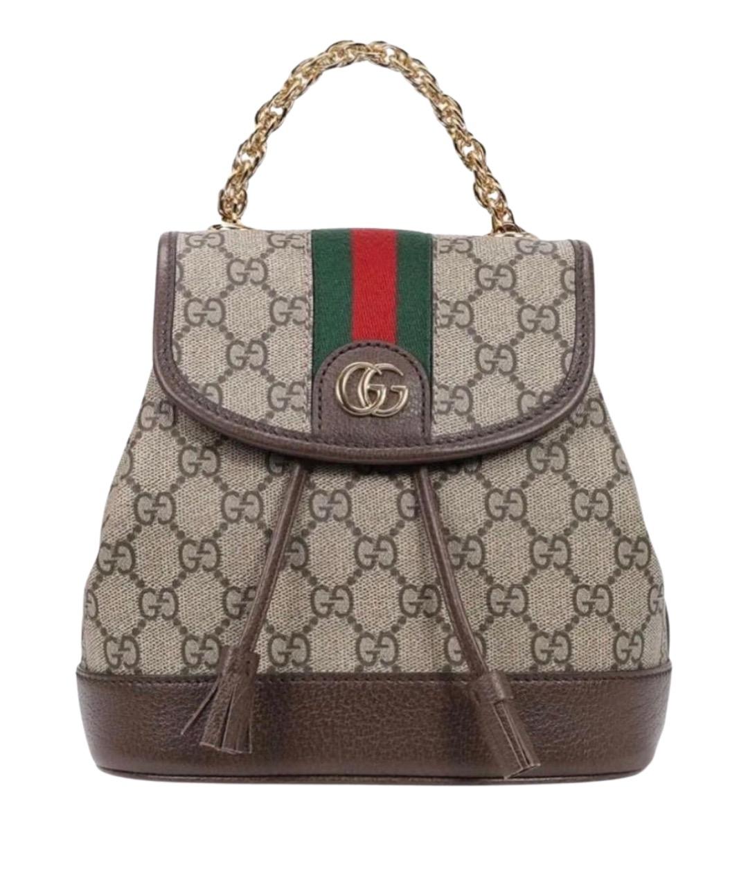 GUCCI Бежевый рюкзак, фото 1