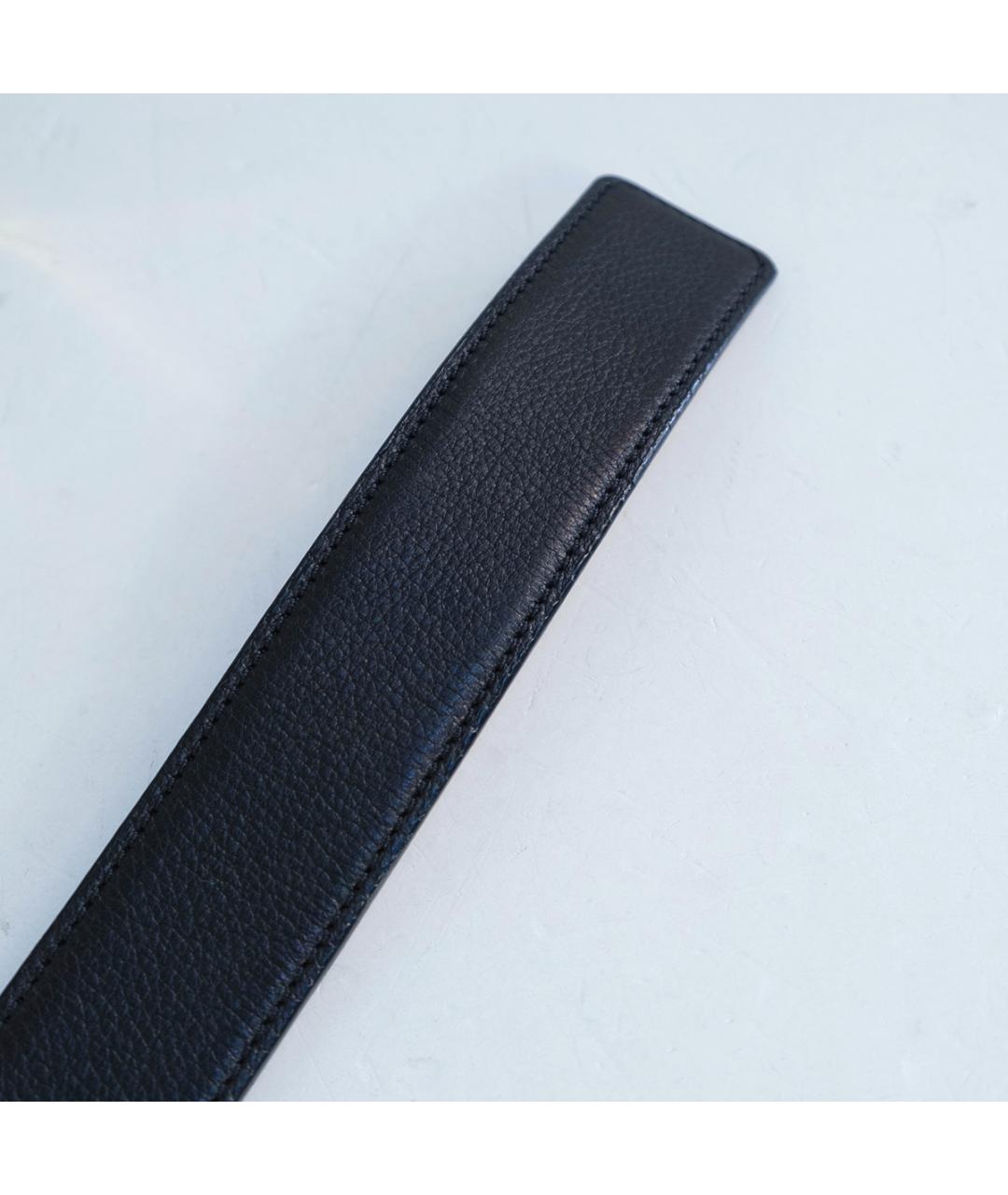 LOEWE Черный кожаный ремень, фото 4