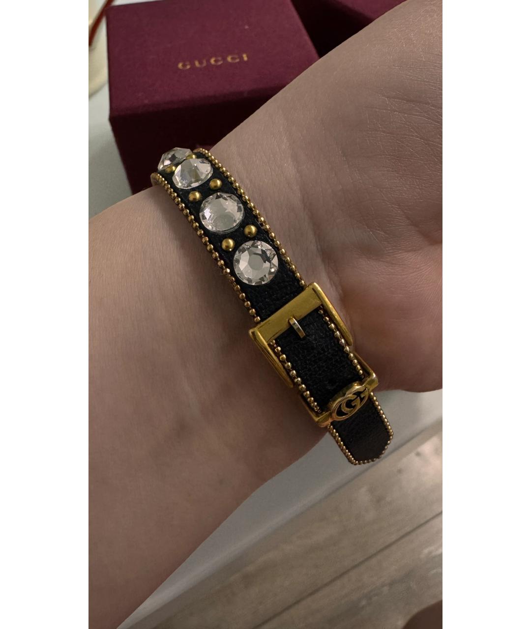 GUCCI Черный браслет, фото 4