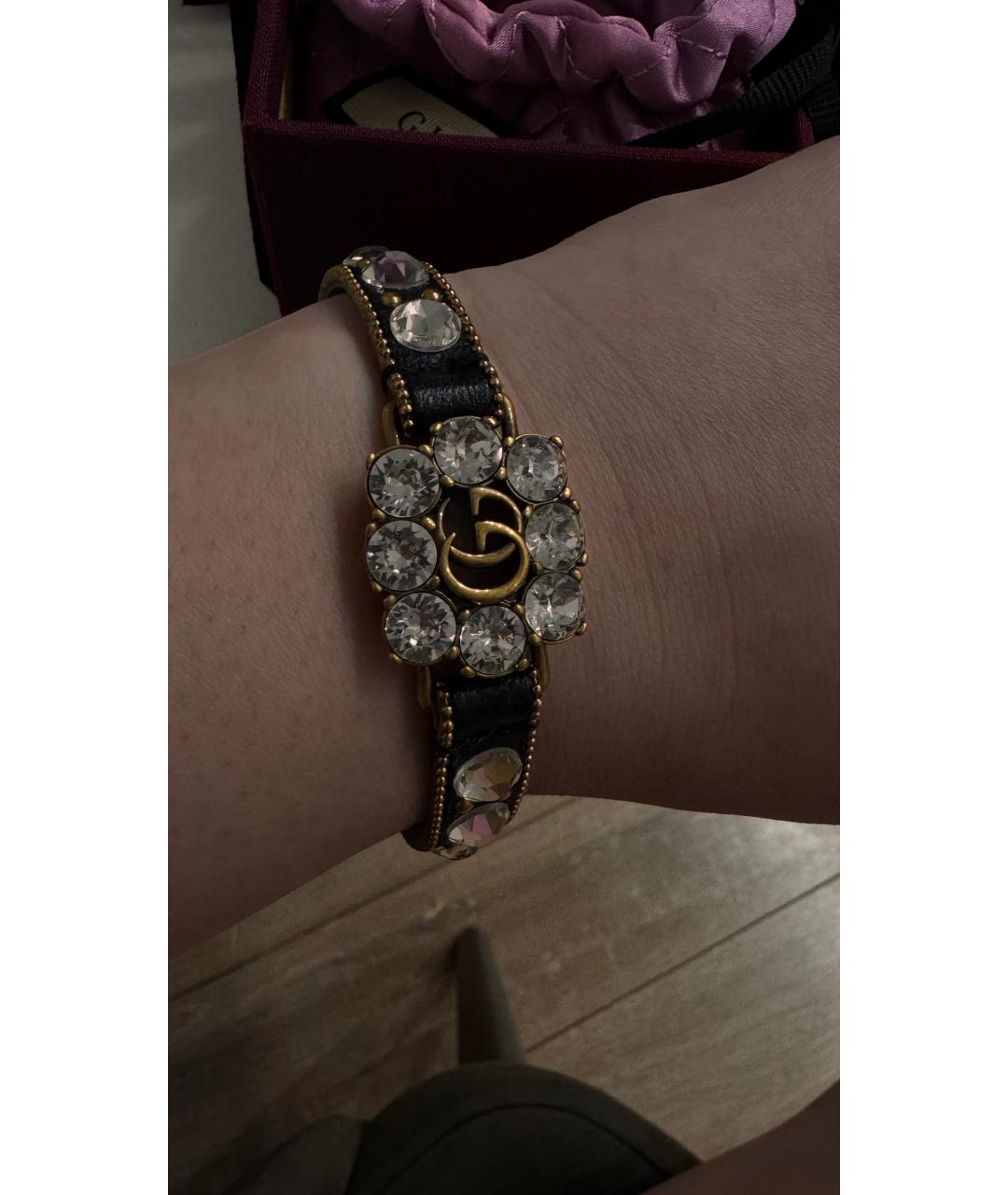 GUCCI Черный браслет, фото 3