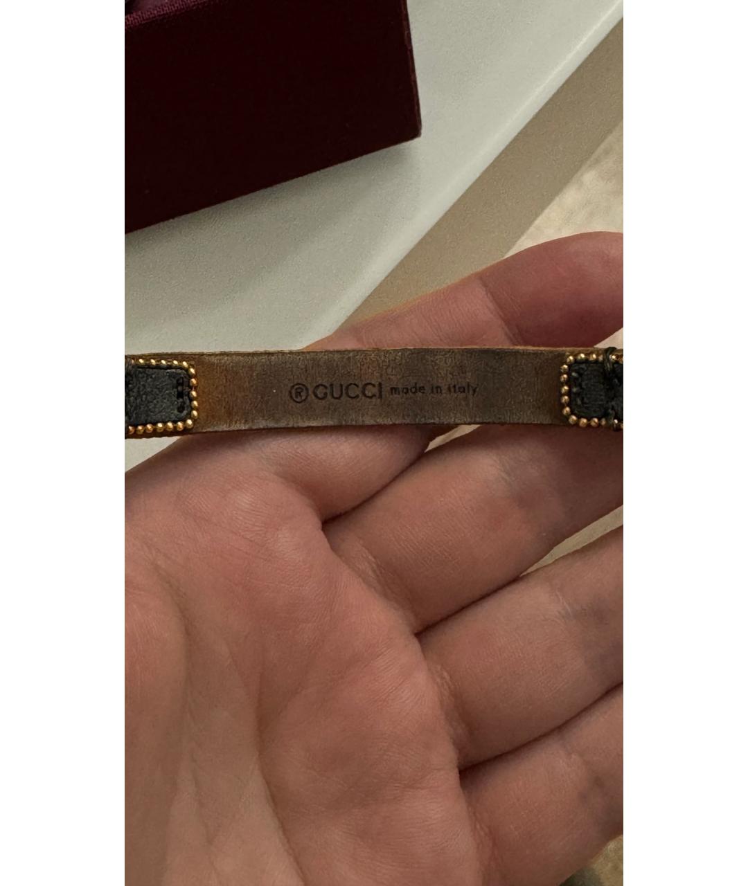 GUCCI Черный браслет, фото 6