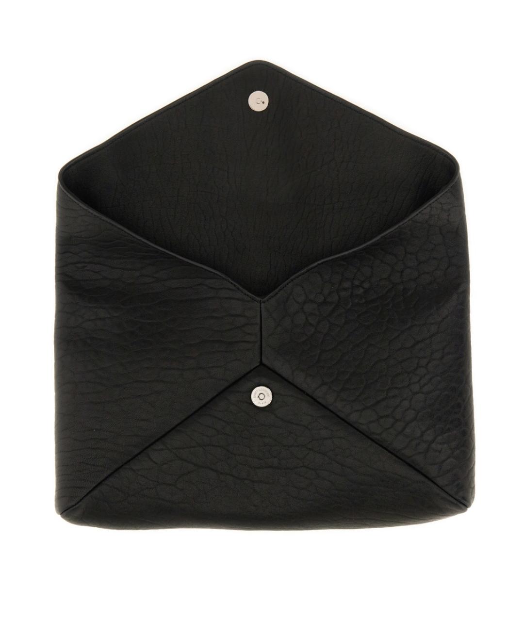 SAINT LAURENT Черная кожаная папка для документов, фото 4