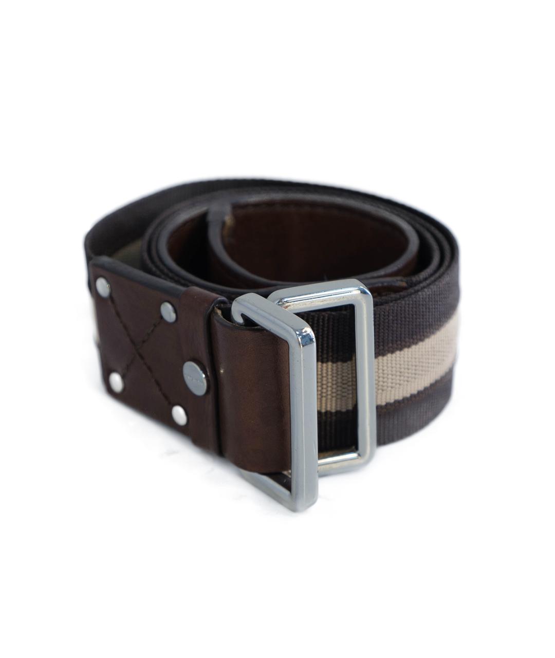 GIVENCHY Коричневый кожаный ремень, фото 1