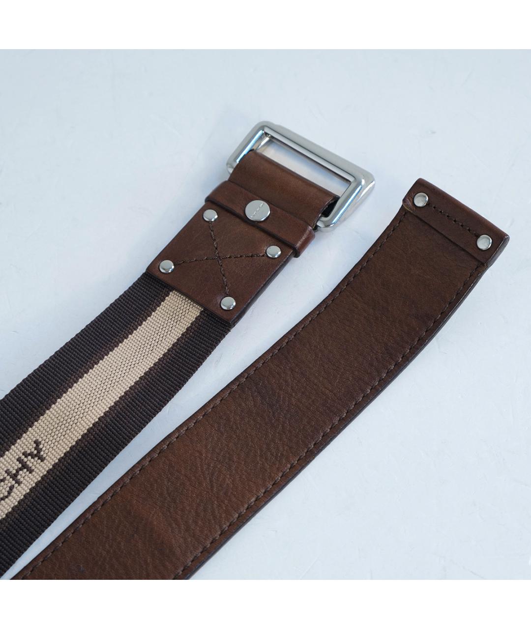 GIVENCHY Коричневый кожаный ремень, фото 3