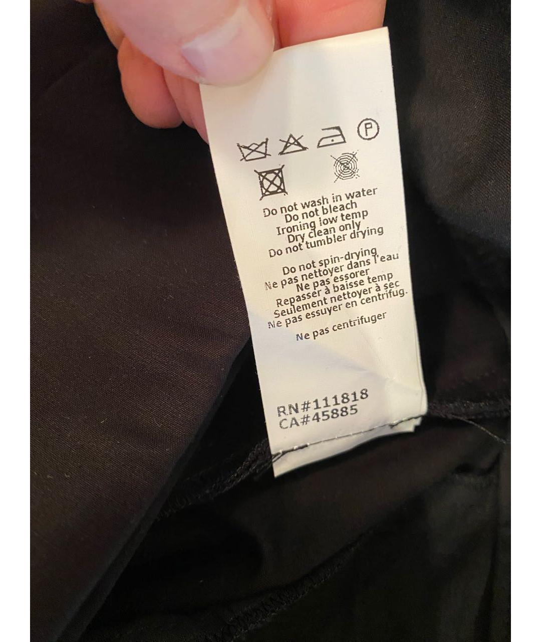 MICHAEL KORS Черные хлопко-эластановые бриджи, фото 7