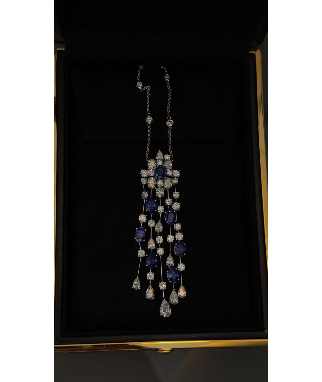 GRAFF Синее колье из белого золота, фото 2