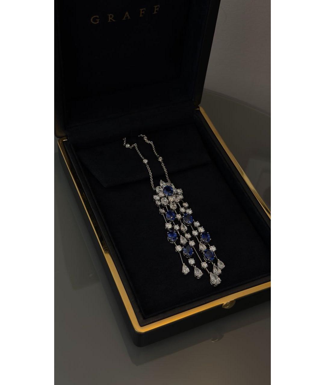 GRAFF Синее колье из белого золота, фото 3