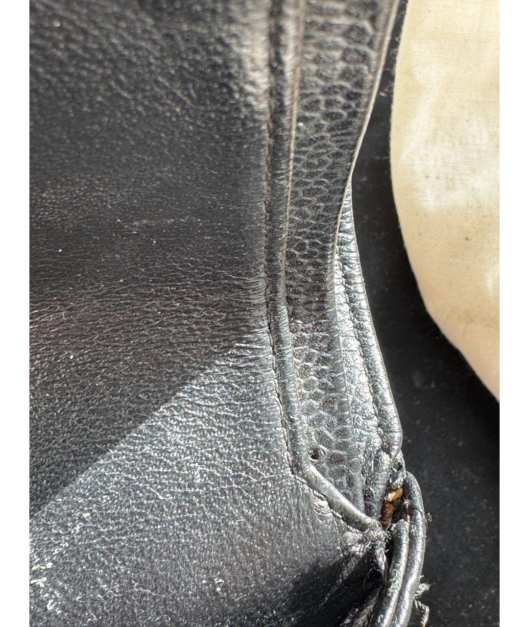 CHANEL Черная кожаная сумка через плечо, фото 4