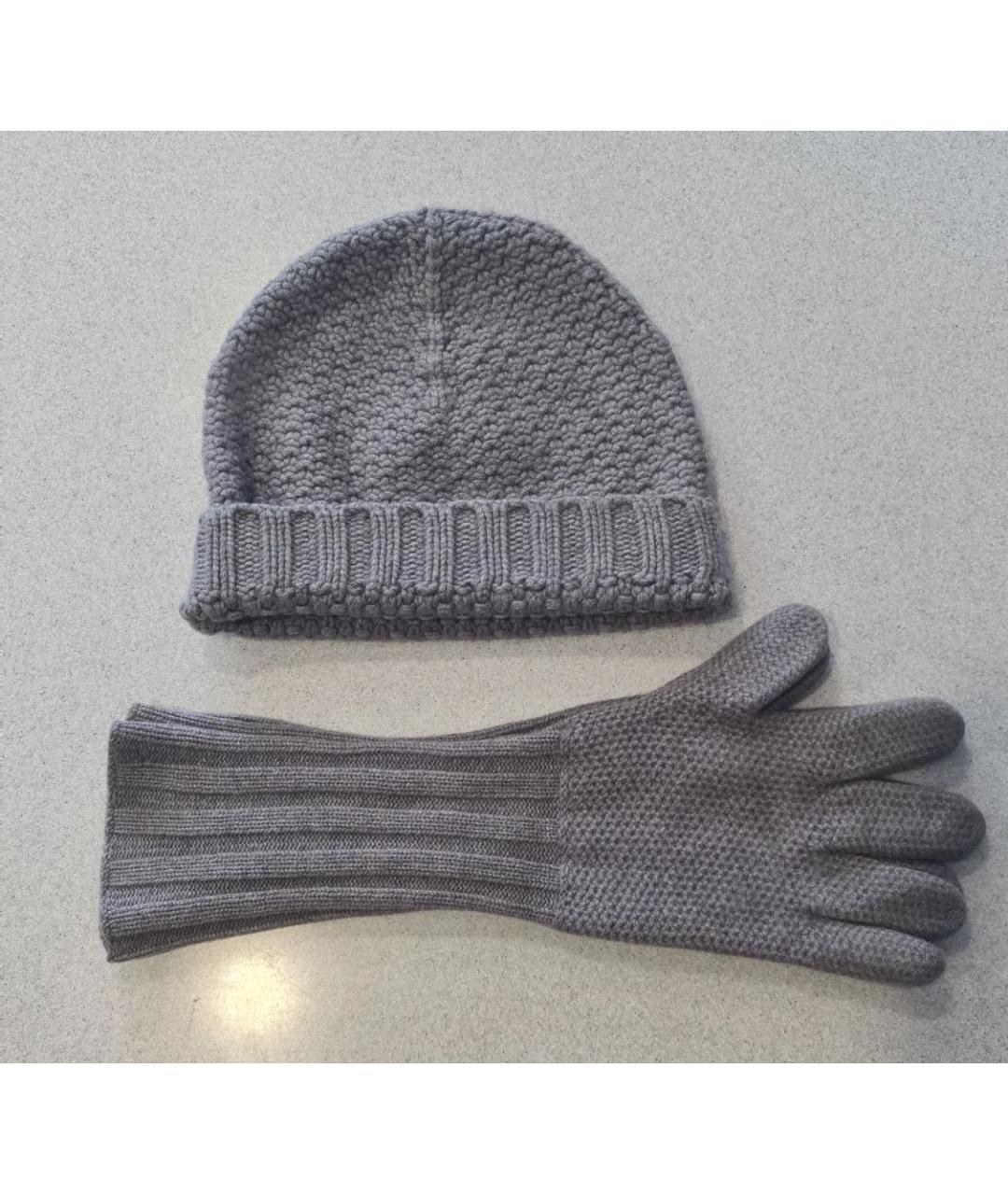 FABIANA FILIPPI Серая шерстяная шапка, фото 7