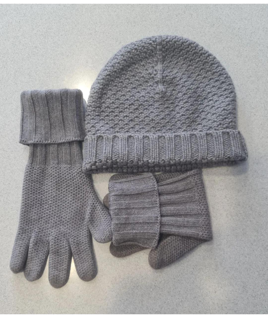 FABIANA FILIPPI Серая шерстяная шапка, фото 3