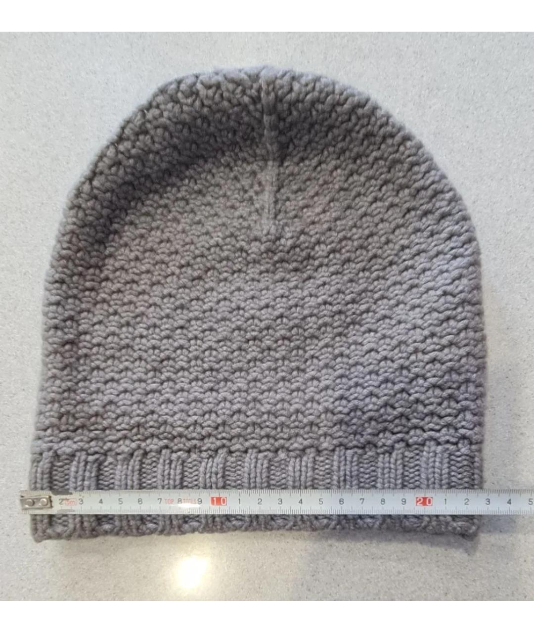 FABIANA FILIPPI Серая шерстяная шапка, фото 4