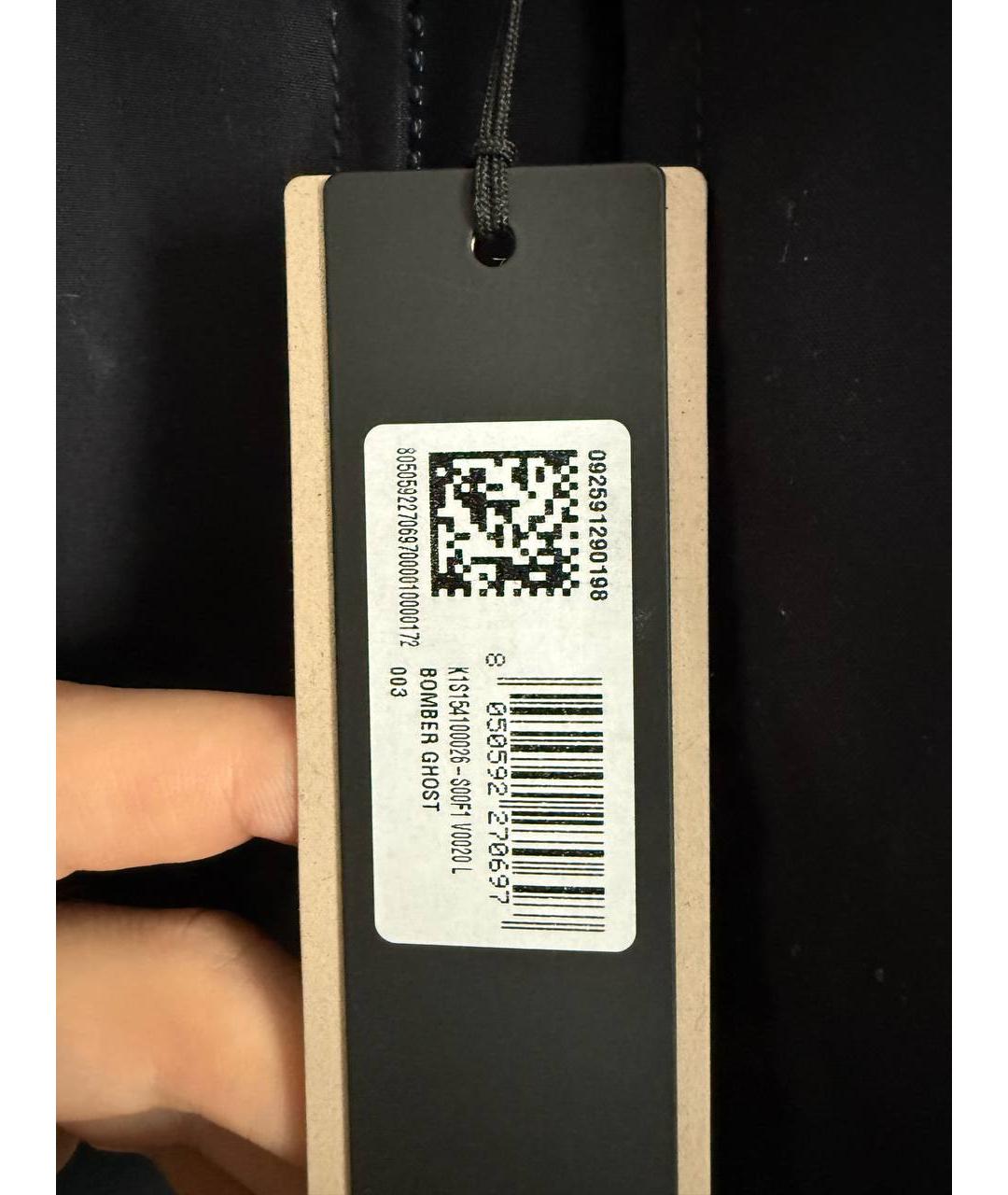 STONE ISLAND Темно-синяя хлопковая куртка, фото 7