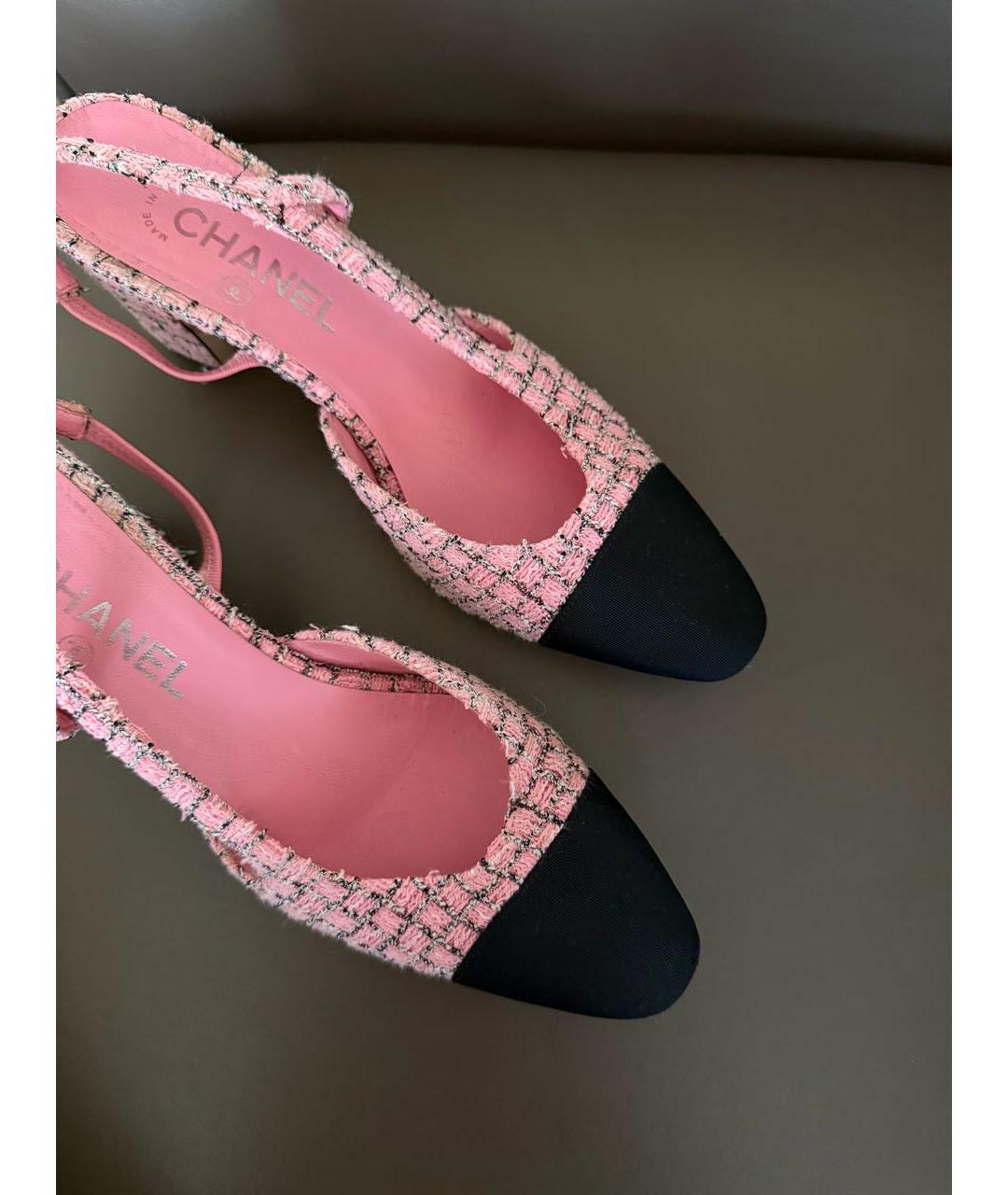 CHANEL Розовые туфли, фото 3