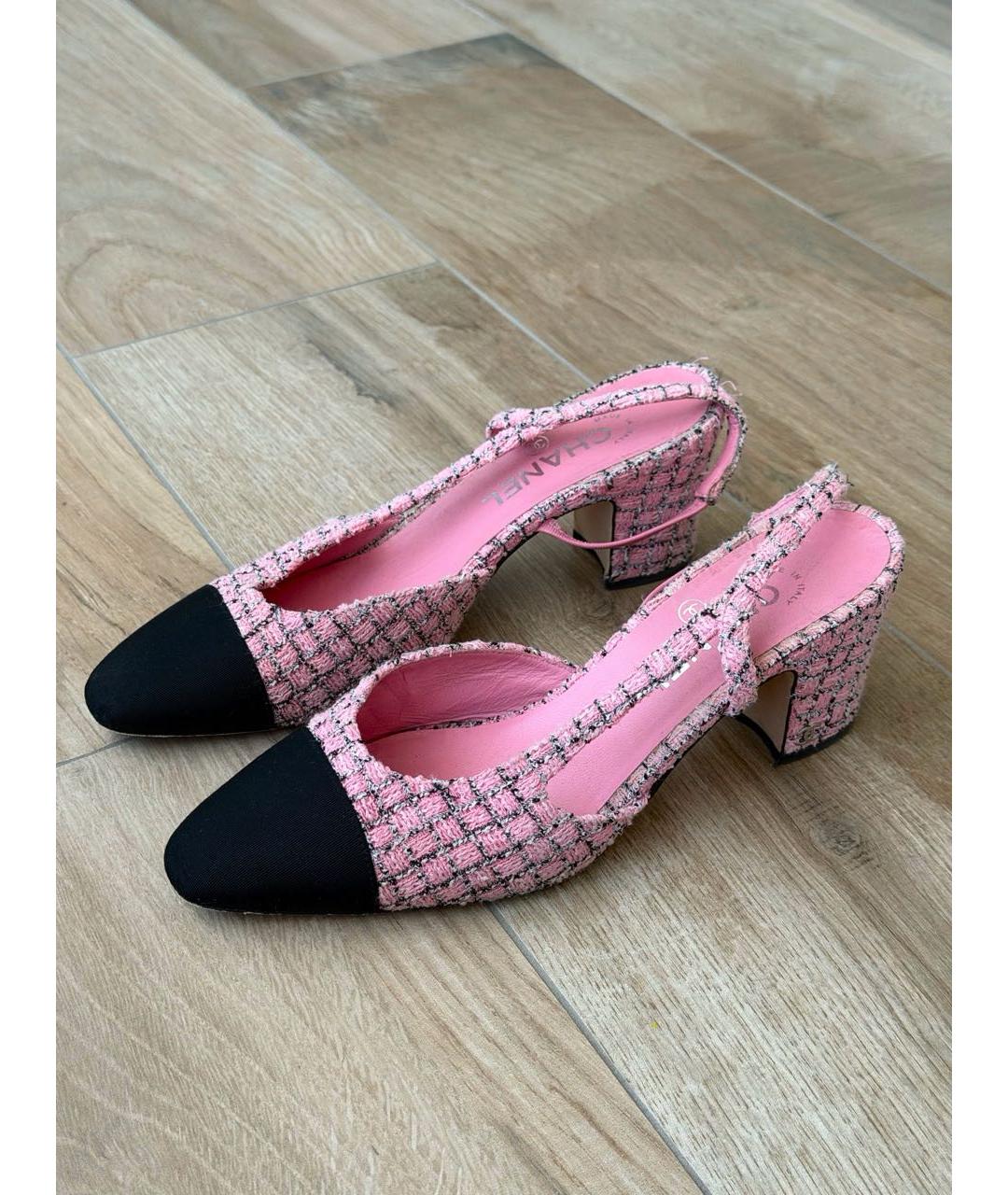 CHANEL Розовые туфли, фото 7