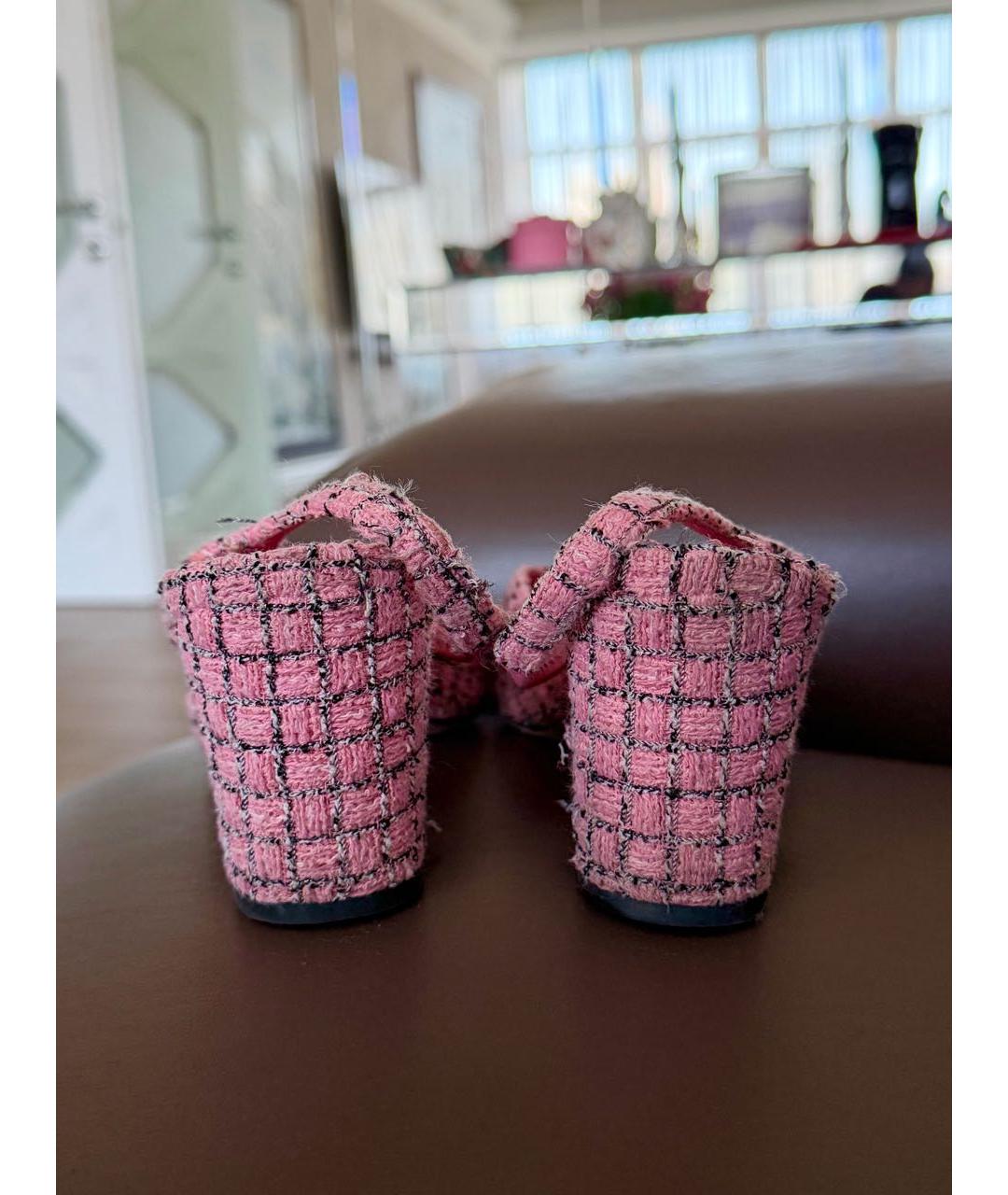 CHANEL Розовые туфли, фото 6