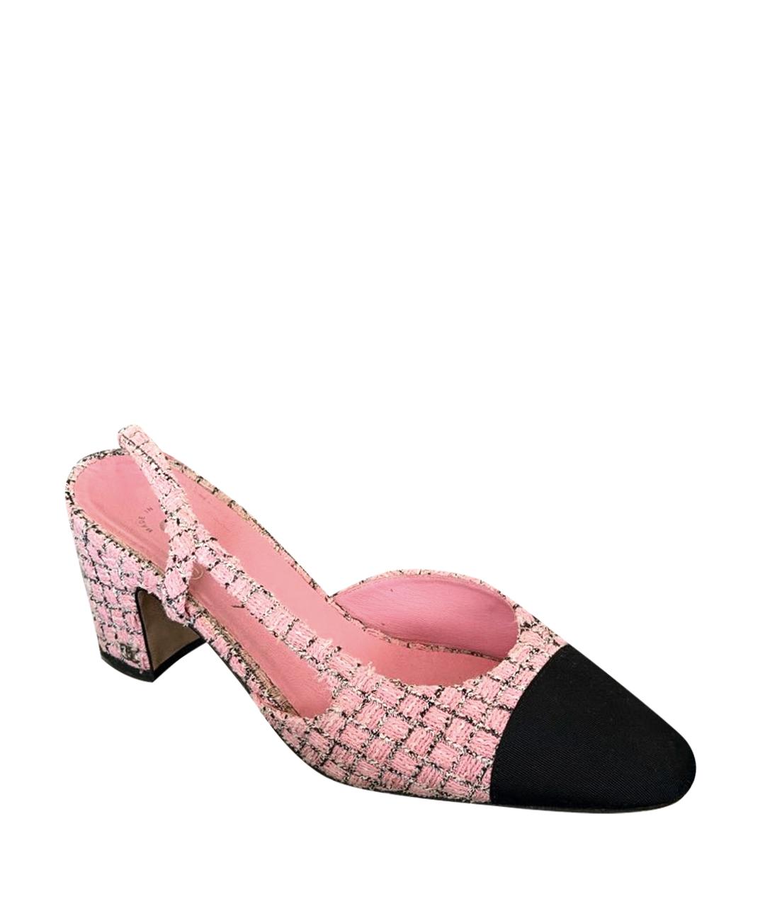 CHANEL Розовые туфли, фото 1