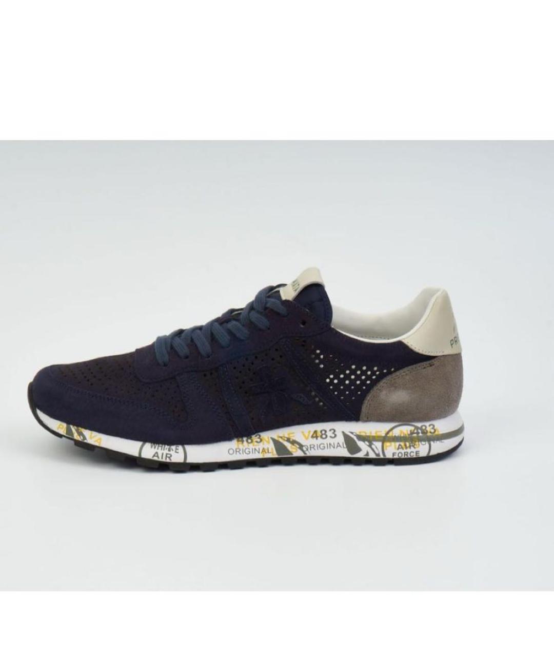 PREMIATA Темно-синие низкие кроссовки / кеды, фото 6