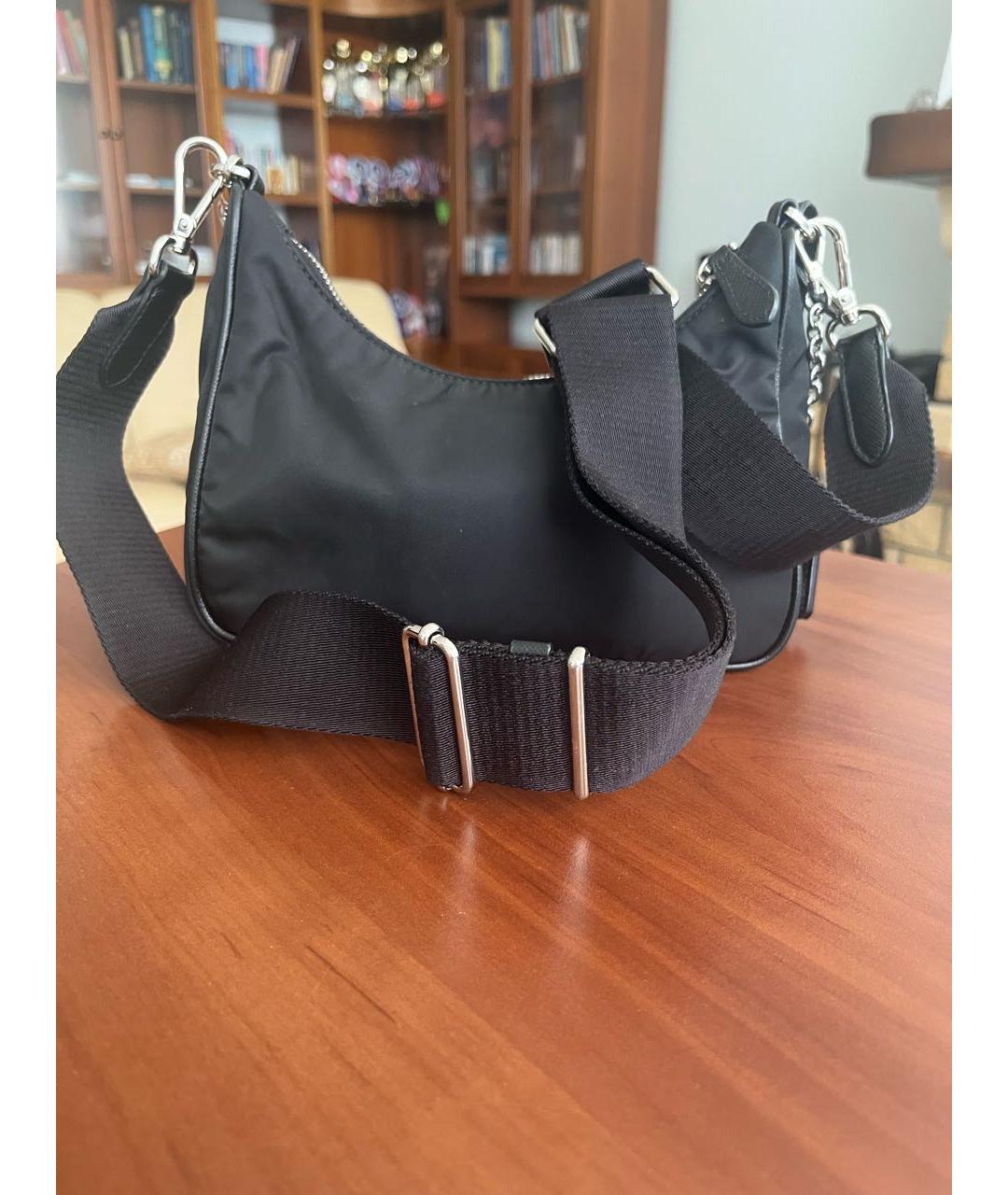 PRADA Черная сумка с короткими ручками, фото 8