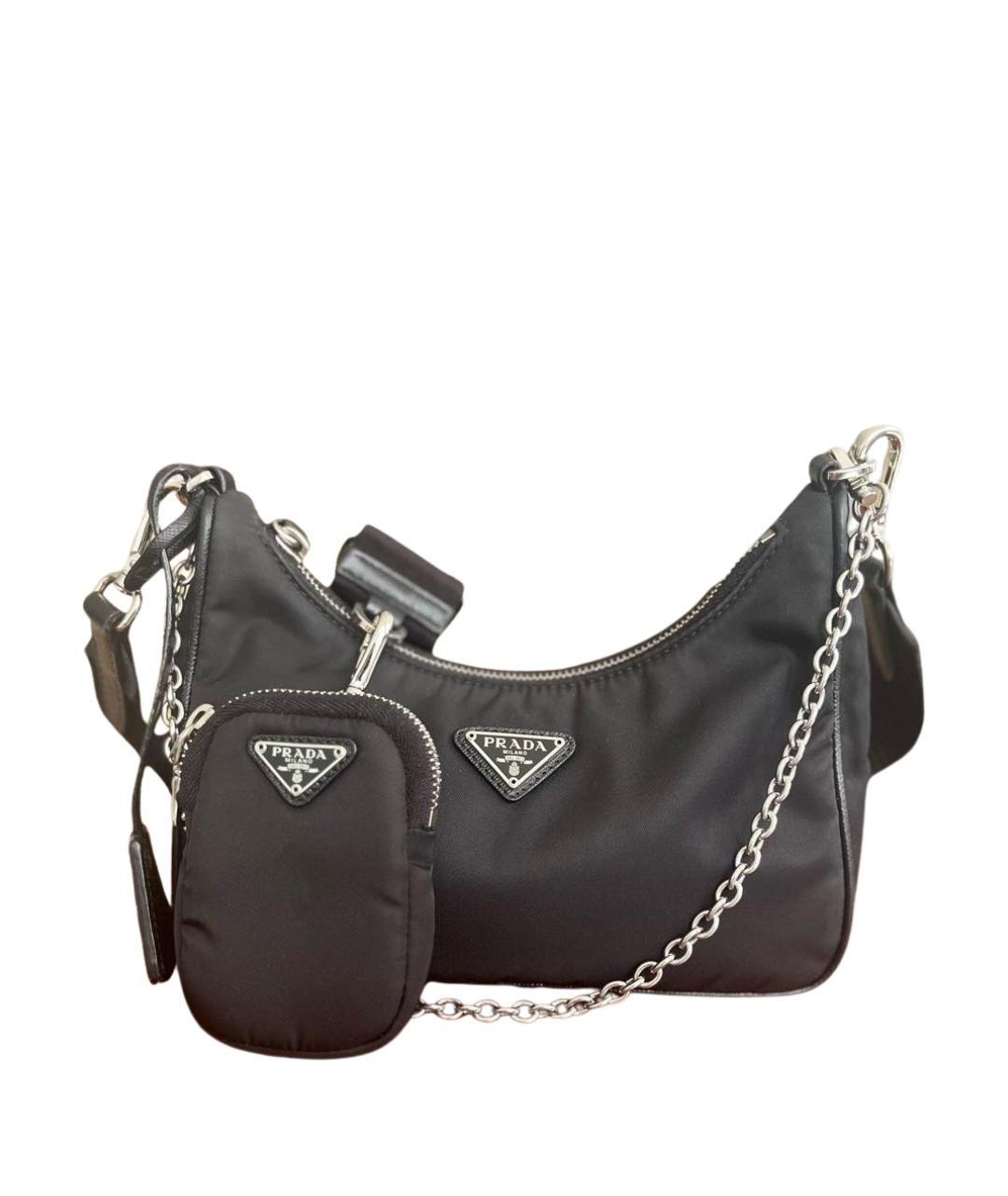 PRADA Черная сумка с короткими ручками, фото 1