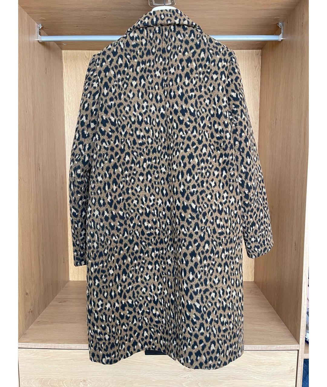 Tara Jarmon Коричневое полиэстеровое пальто, фото 2