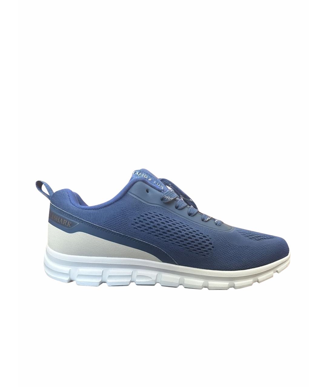 PAUL & SHARK Синие текстильные низкие кроссовки / кеды, фото 1