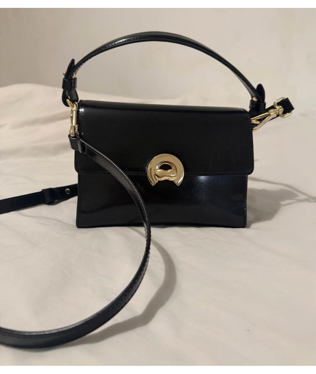 COCCINELLE Черная кожаная сумка через плечо, фото 4