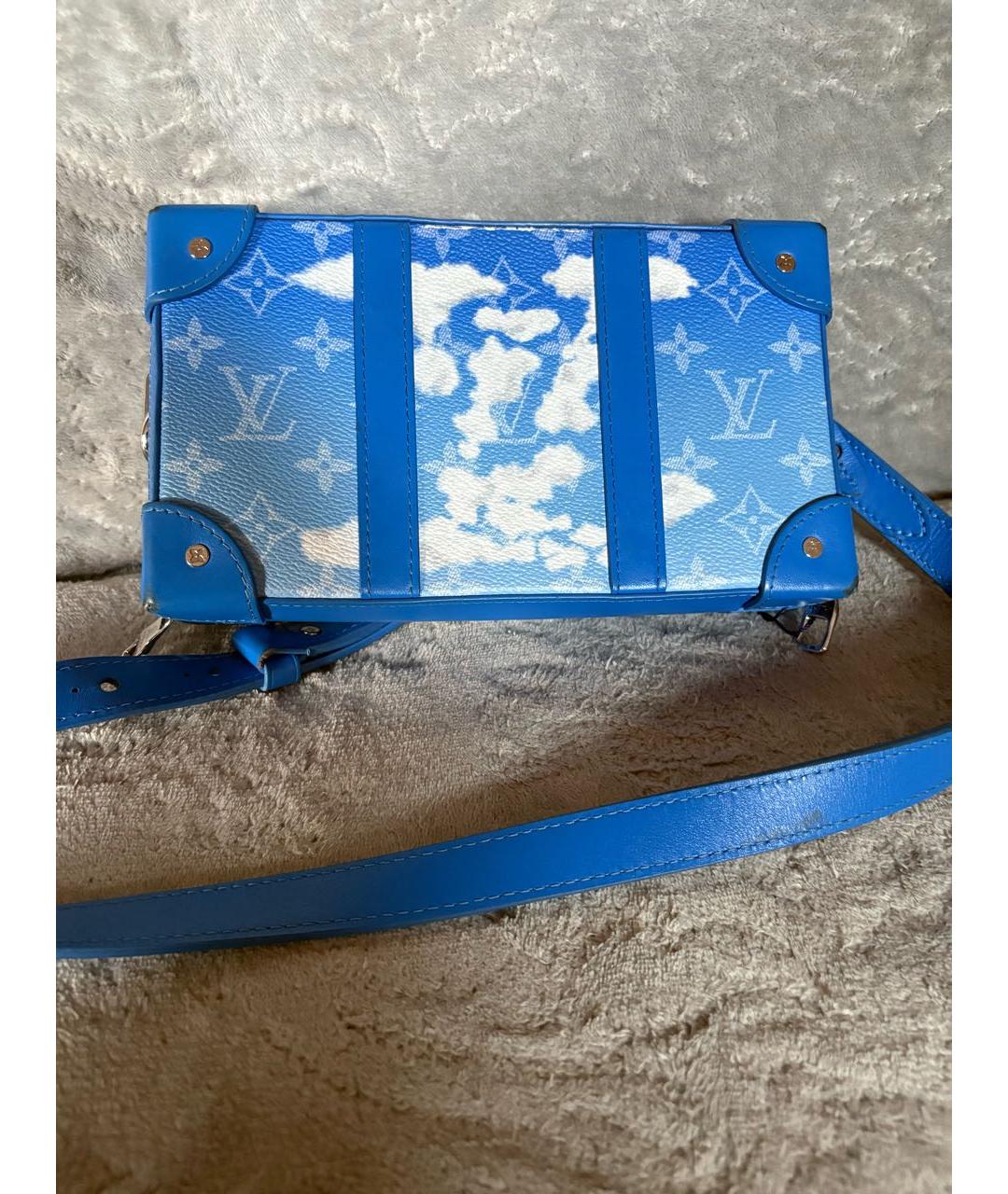 LOUIS VUITTON Синяя сумка на плечо, фото 5