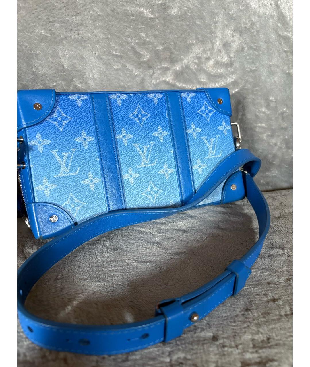 LOUIS VUITTON Синяя сумка на плечо, фото 3