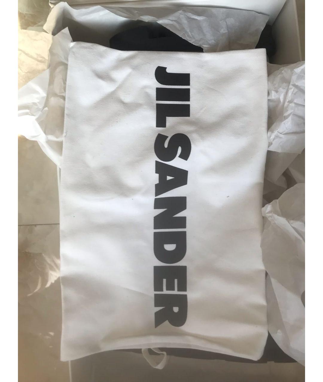 JIL SANDER Белые кожаные ботфорты, фото 7