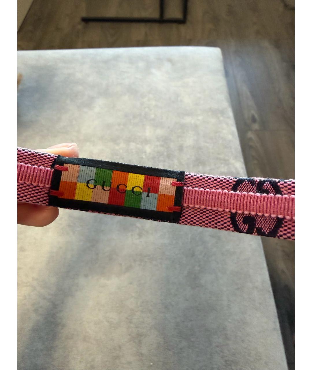 GUCCI Розовый ободок, фото 3