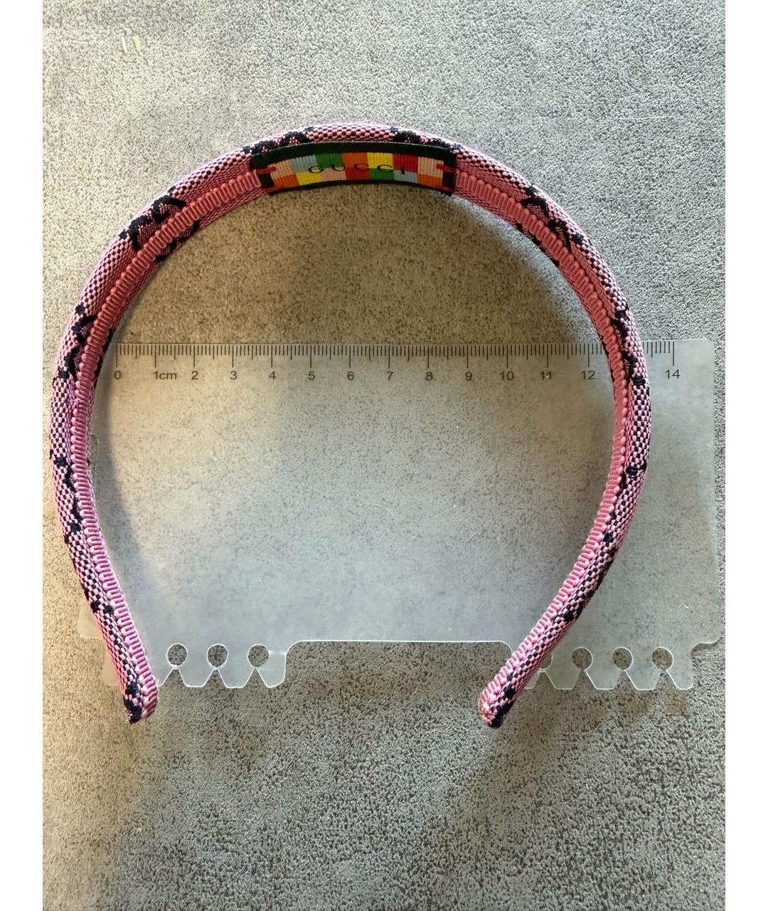 GUCCI Розовый ободок, фото 6
