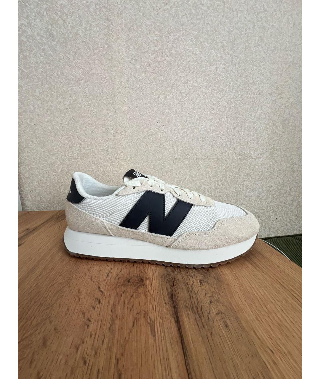 NEW BALANCE Бежевые замшевые кроссовки, фото 9