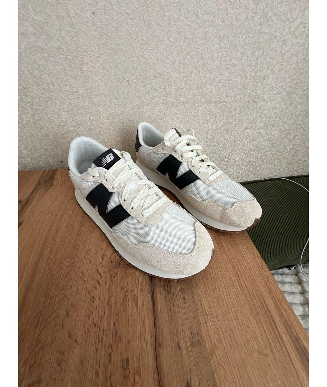 NEW BALANCE Бежевые замшевые кроссовки, фото 7