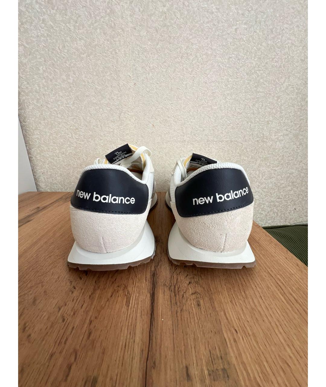 NEW BALANCE Бежевые замшевые кроссовки, фото 4